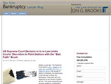Tablet Screenshot of bayareabankruptcylawyerblog.com